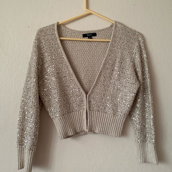 Express Sequence Cardigan - Picture 1 of 4